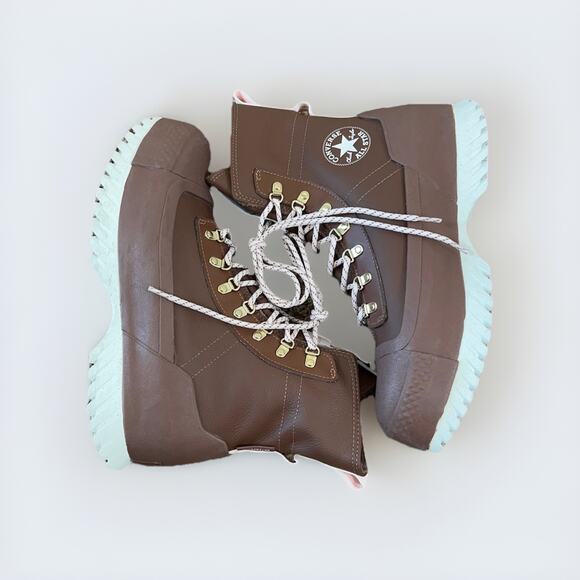 NEW Converse Chuck Taylor All Star Lugged TrekWom 11/Men’s9 Brown Leather - Picture 10 of 12